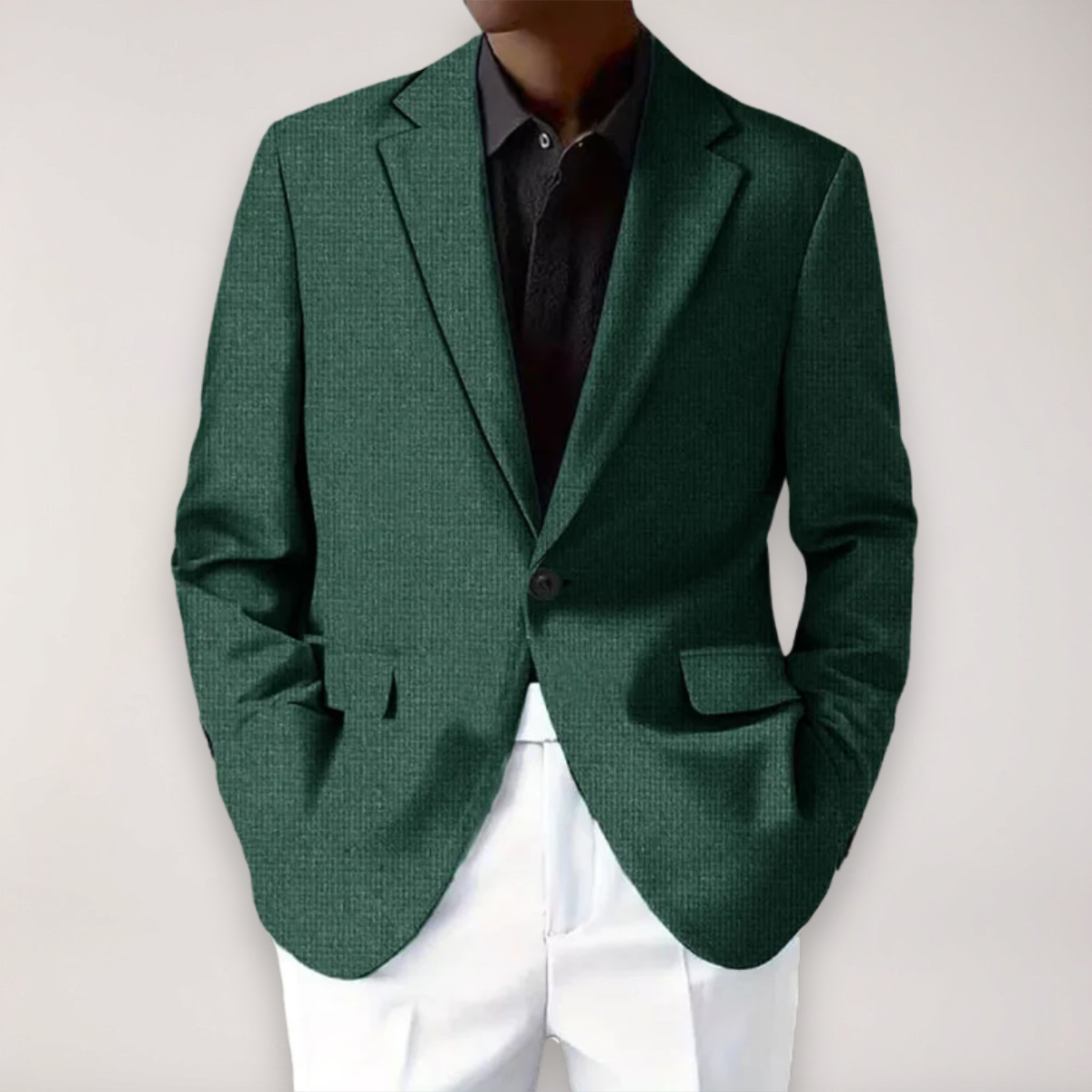 Classic Fit Formal Jacket with Safe Pockets