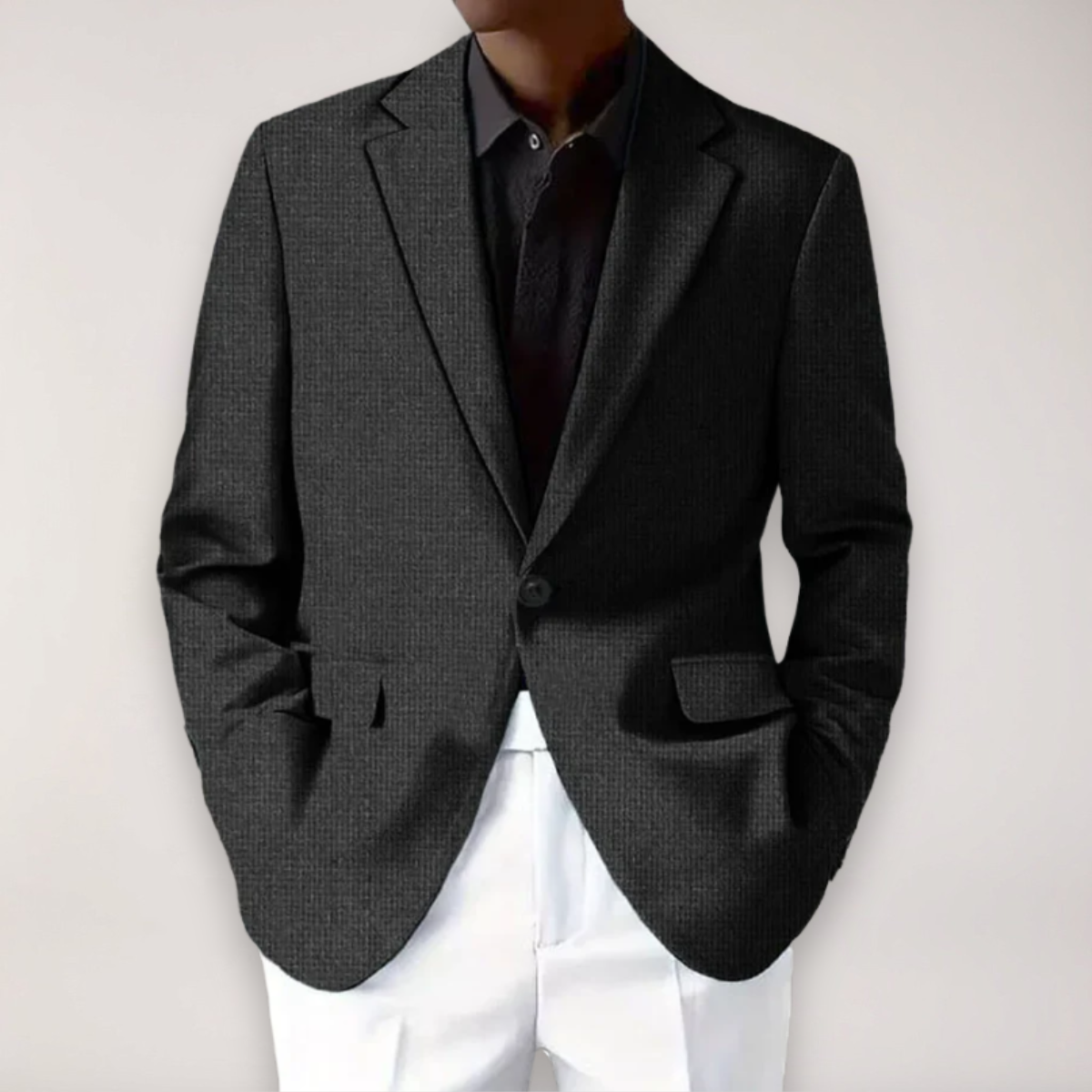 Classic Fit Formal Jacket with Safe Pockets - OutfitLondon