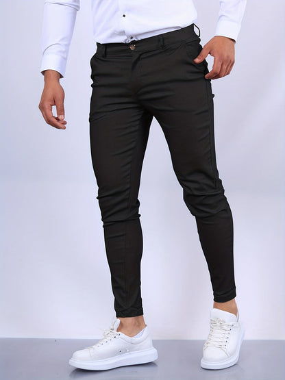 Comfortable Fit Slim Leg Dress Pants
