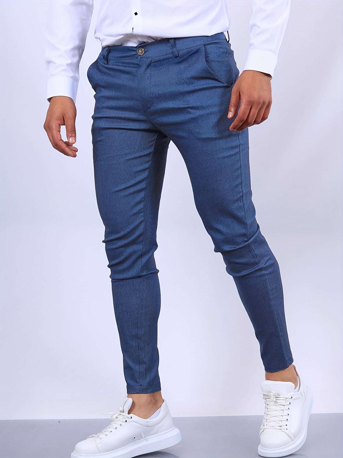 Comfortable Fit Slim Leg Dress Pants