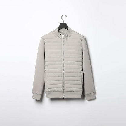Warm Insulated Quilted Jacket with Wind Protection