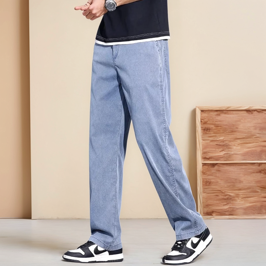 Comfortable Fit Casual Jeans - OutfitLondon