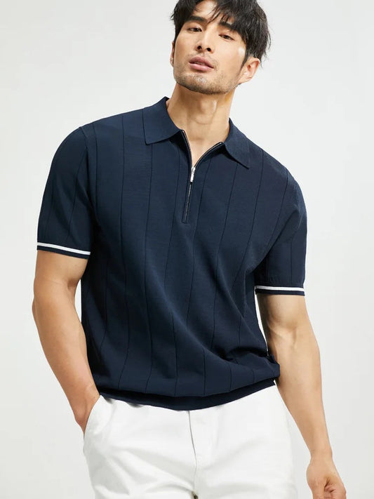 Comfortable Fit Mens Polo Shirt – Lightweight Slim Design - OutfitLondon