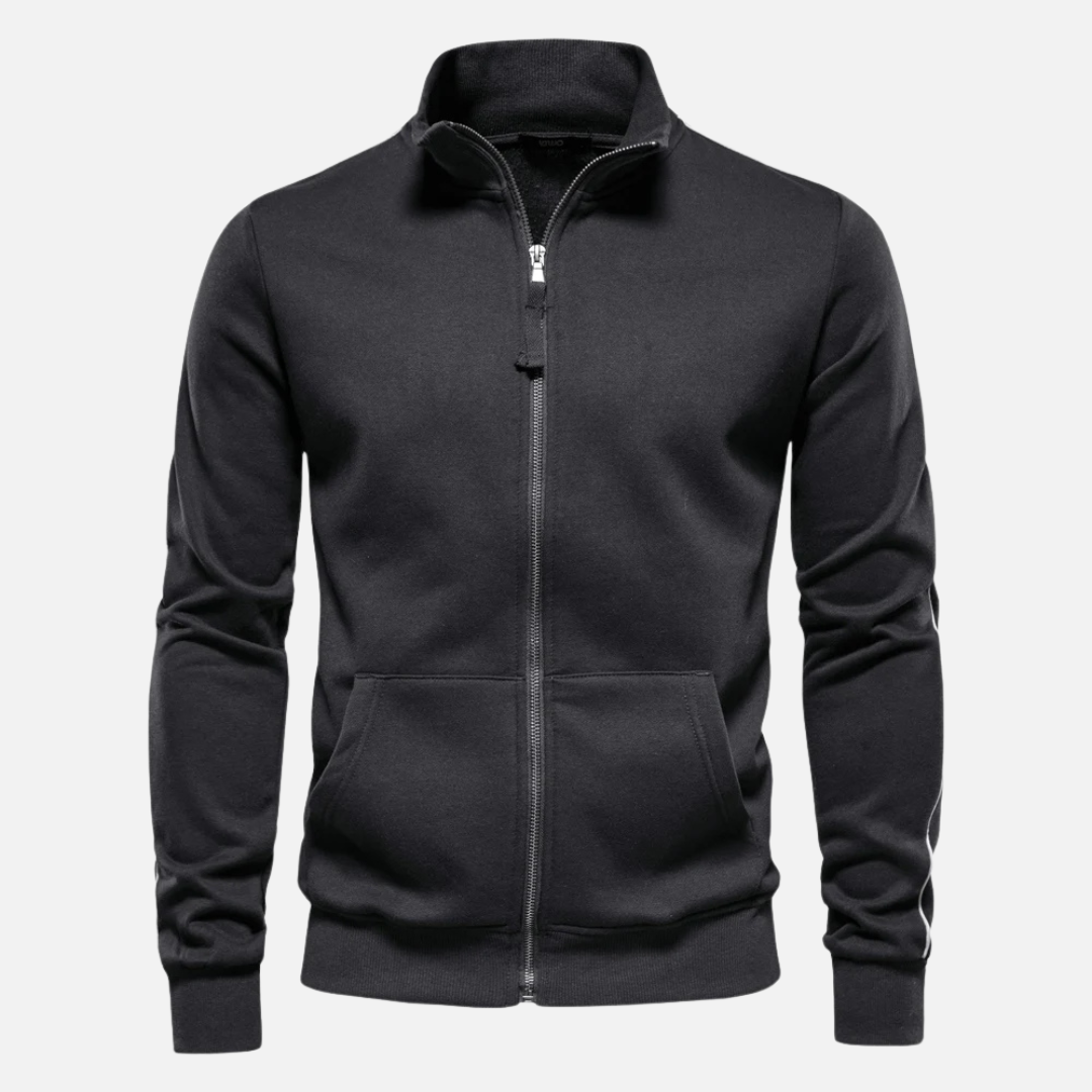 Soft Fleece Half Zip Neck Sweater - OutfitLondon