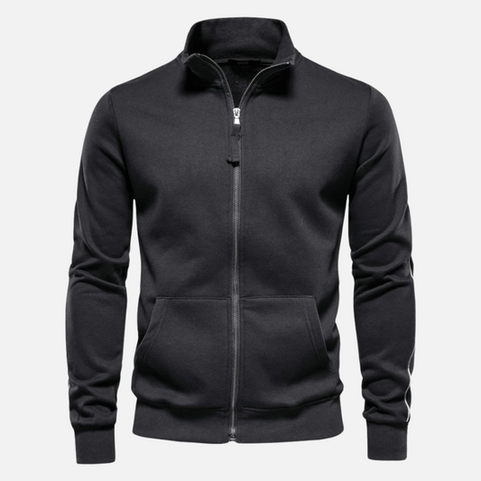 Soft Fleece Half Zip Neck Sweater - OutfitLondon