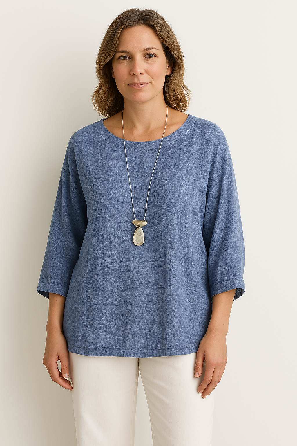 Soft Lightweight Round Neck T-Shirt