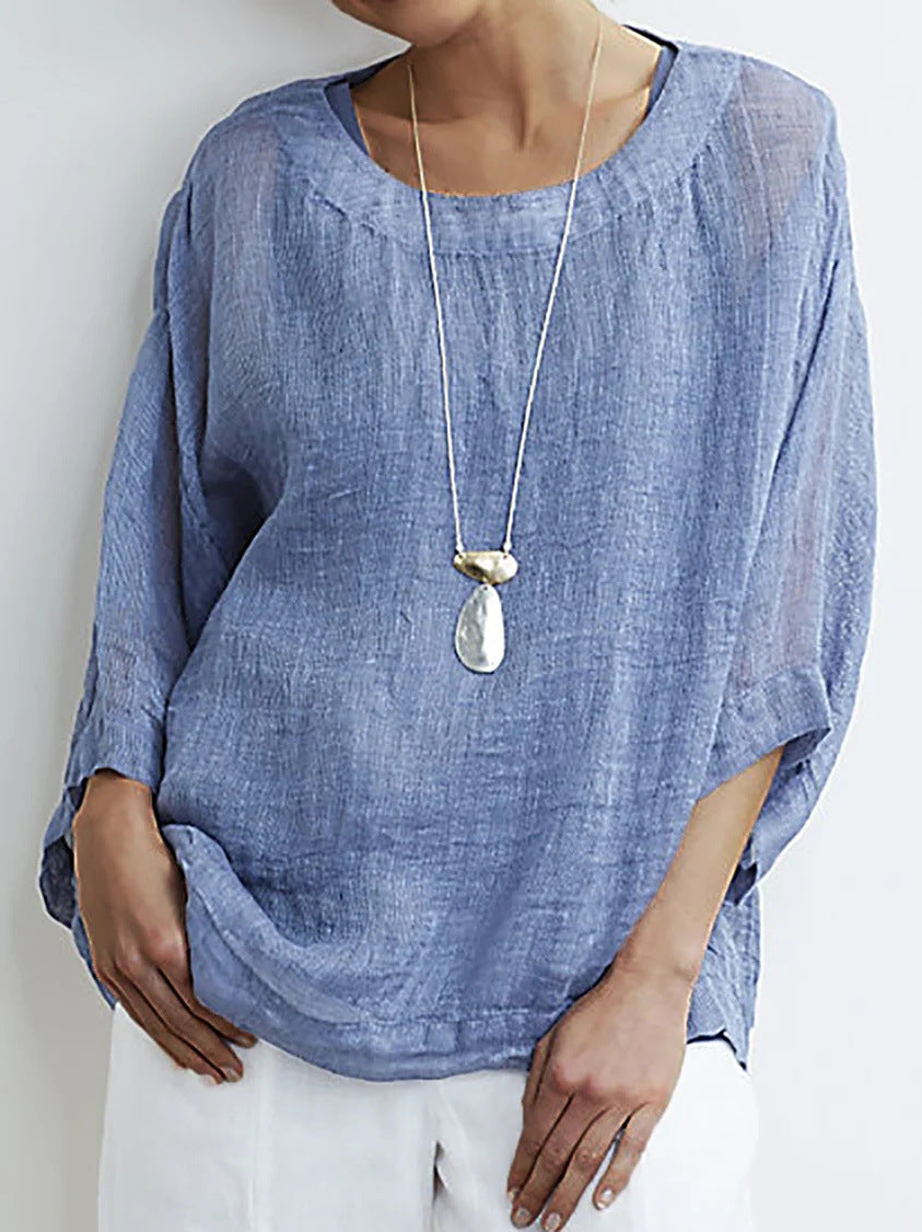Soft Lightweight Round Neck T-Shirt
