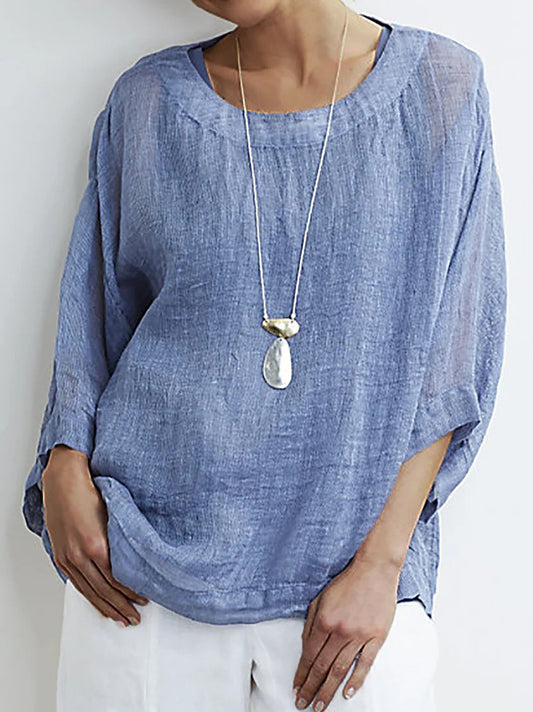Soft Lightweight Round Neck T-Shirt - OutfitLondon