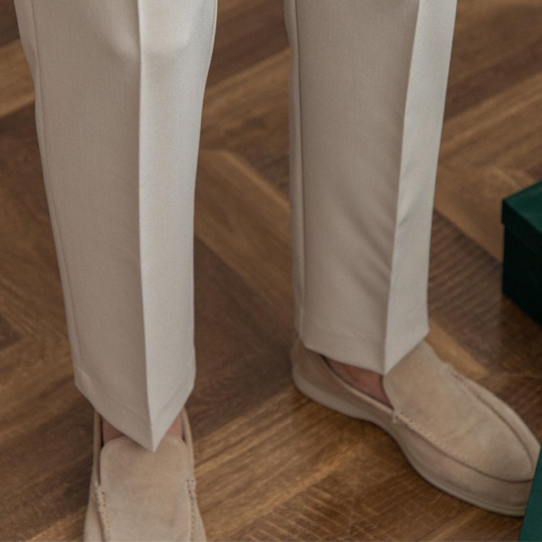 Slim Fit Lightweight Polyester Pants