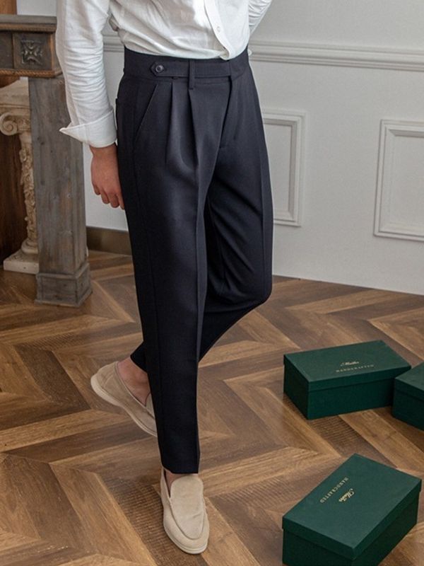 Slim Fit Lightweight Polyester Pants
