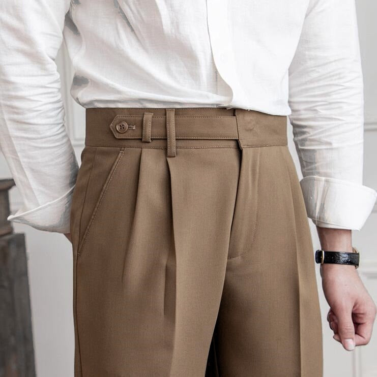 Slim Fit Lightweight Polyester Pants