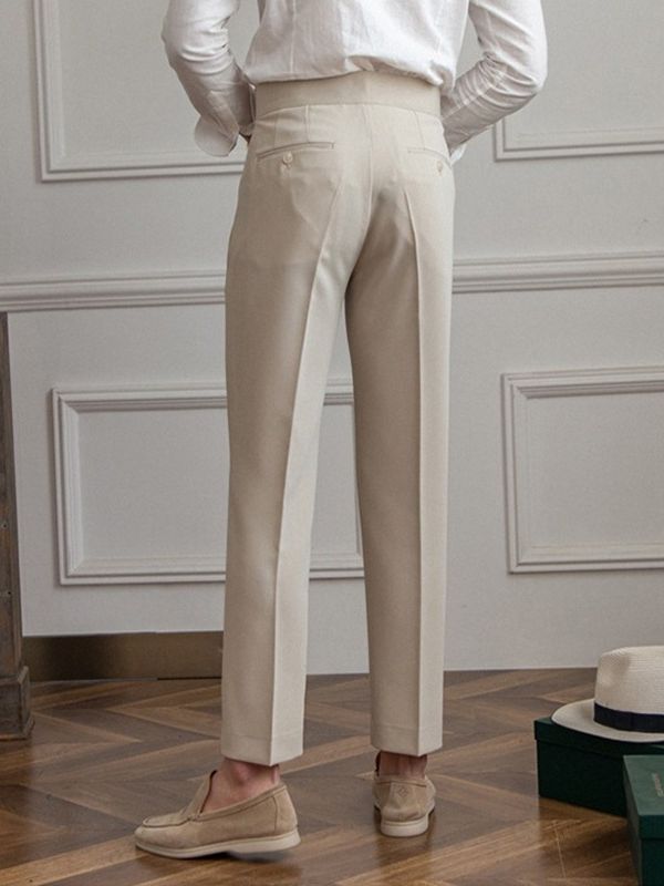 Slim Fit Lightweight Polyester Pants