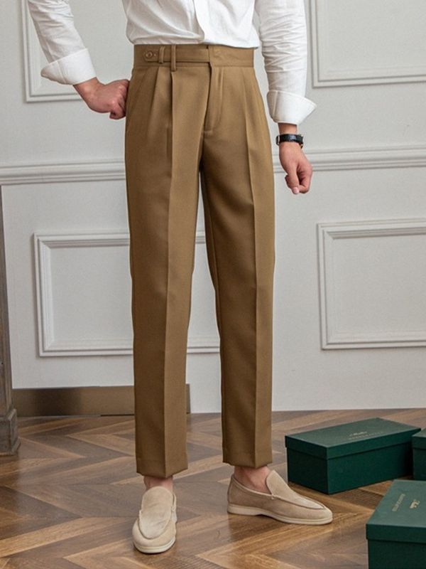 Slim Fit Lightweight Polyester Pants