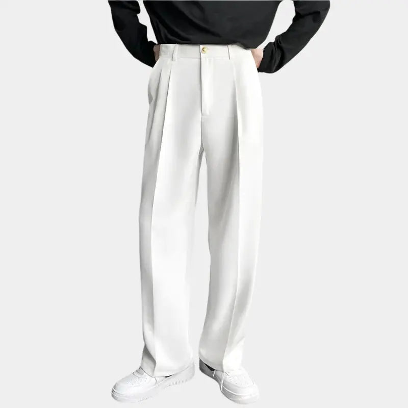 Comfortable Wide Leg Polyester Pants