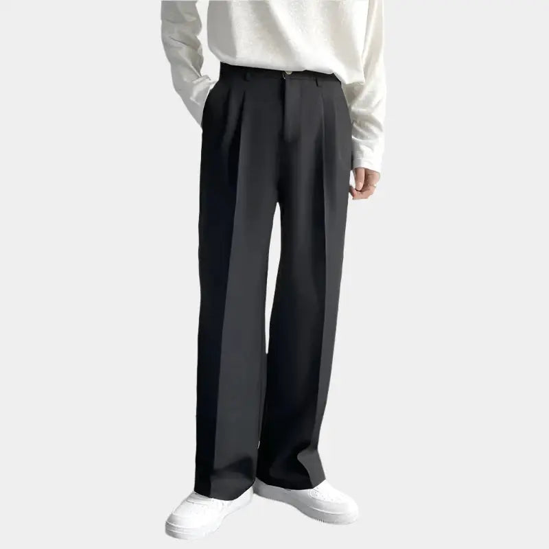 Comfortable Wide Leg Polyester Pants