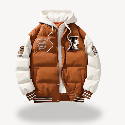 Classic Sports Team Letterman Jacket - OutfitLondon