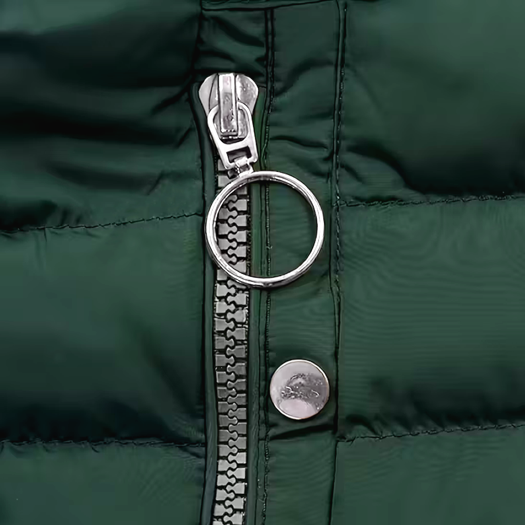 Ladies Synthetic Fur Insulated Puffy Parka Coat