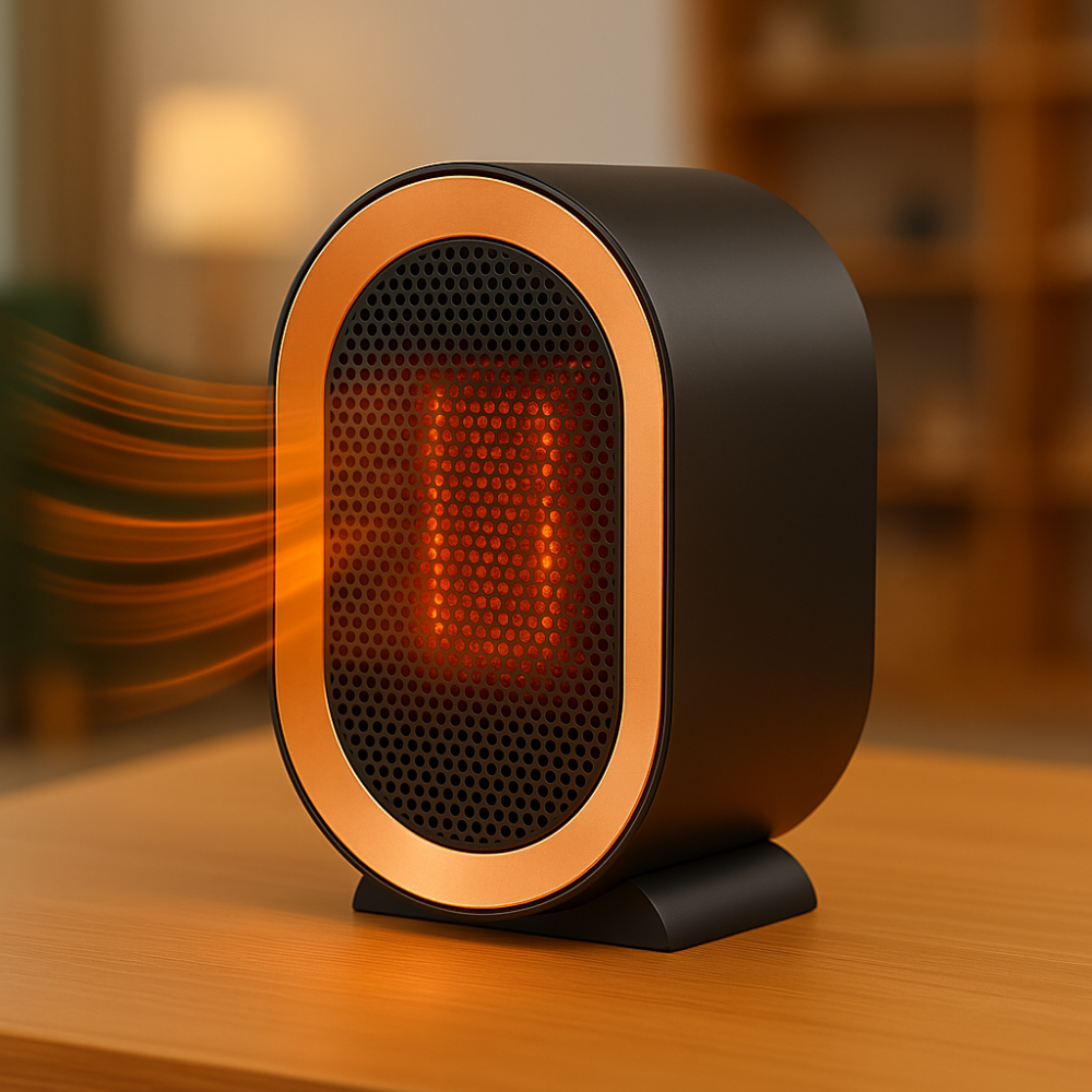 Compact Electric Space Heater for Fast Warmth - OutfitLondon