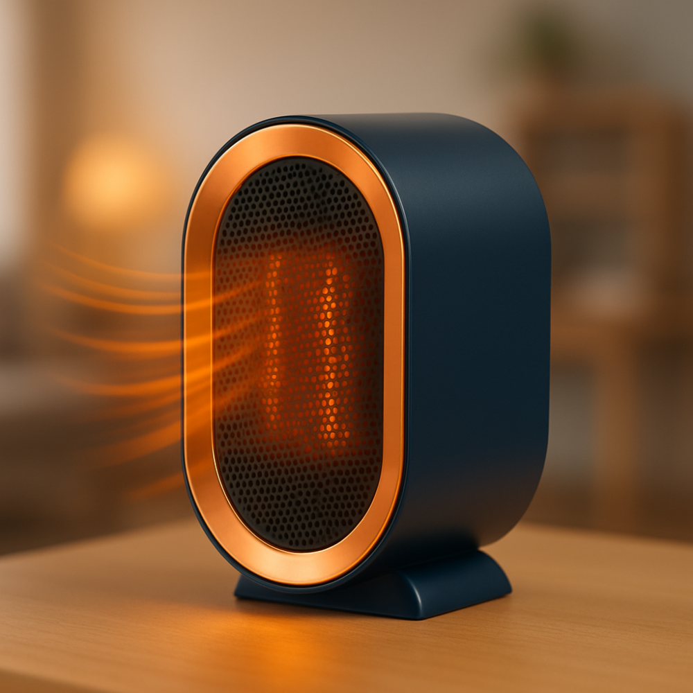 Compact Electric Space Heater for Fast Warmth