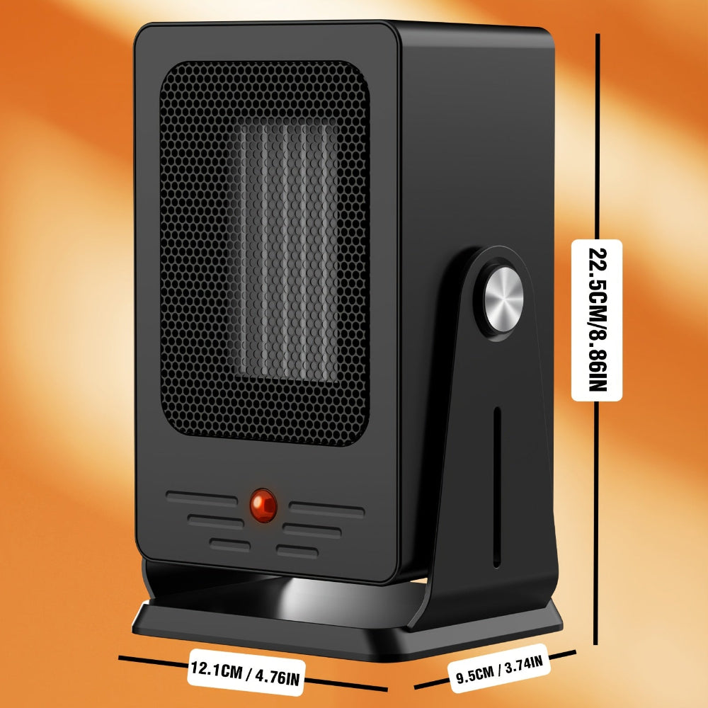 Compact Electric Heater with Digital Temperature Control