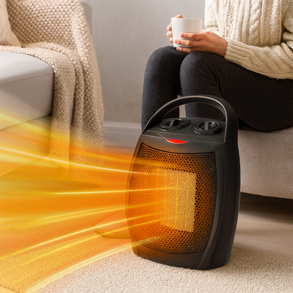 Compact Digital Electric Space Heater for Home