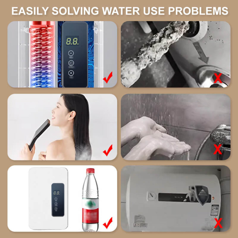 Compact Instant Hot Water Heater for Bath and Kitchen