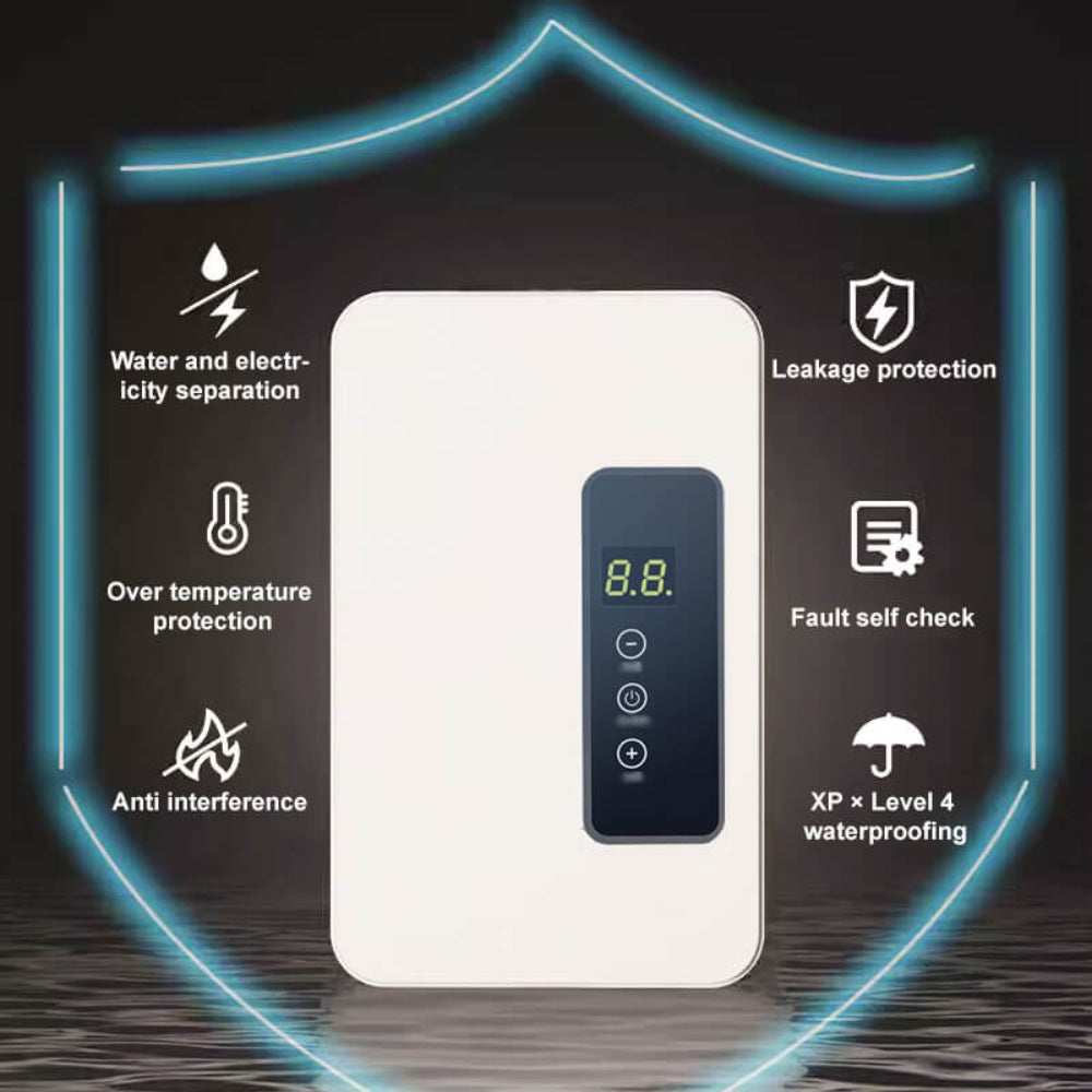 Compact Instant Hot Water Heater for Bath and Kitchen