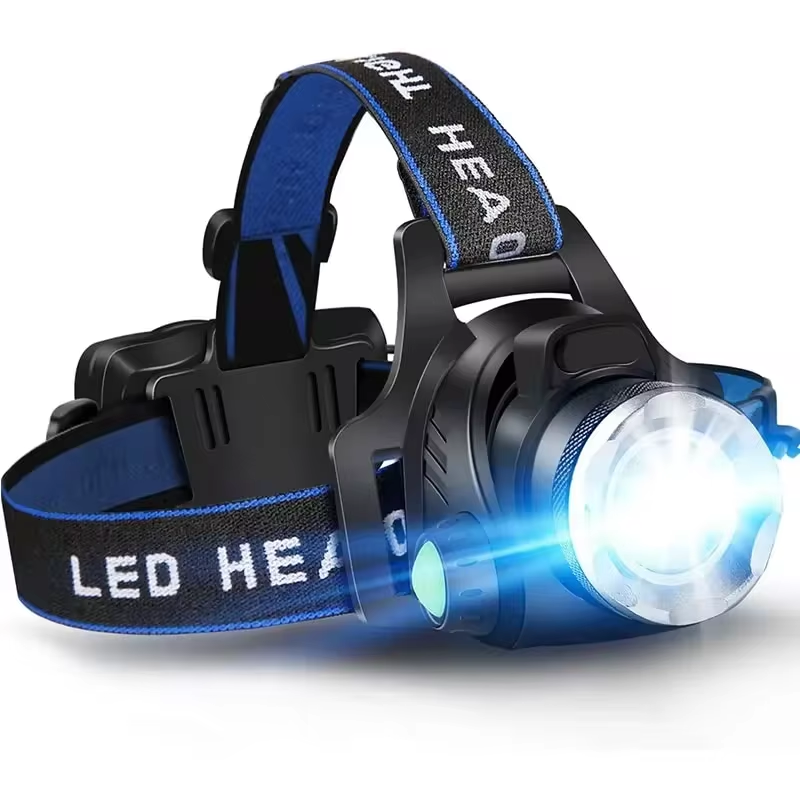 Durable Water Resistant Rechargeable LED Headlamp - OutfitLondon