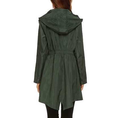 Waterproof Women's Lightweight Rain Coat with Hood