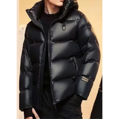 Douglas - Stylish Waterproof Puffer Coat Black