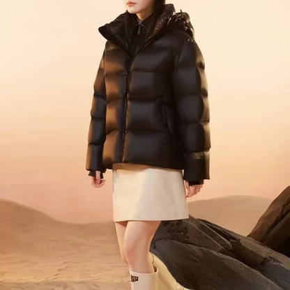 Douglas - Stylish Waterproof Puffer Coat Black