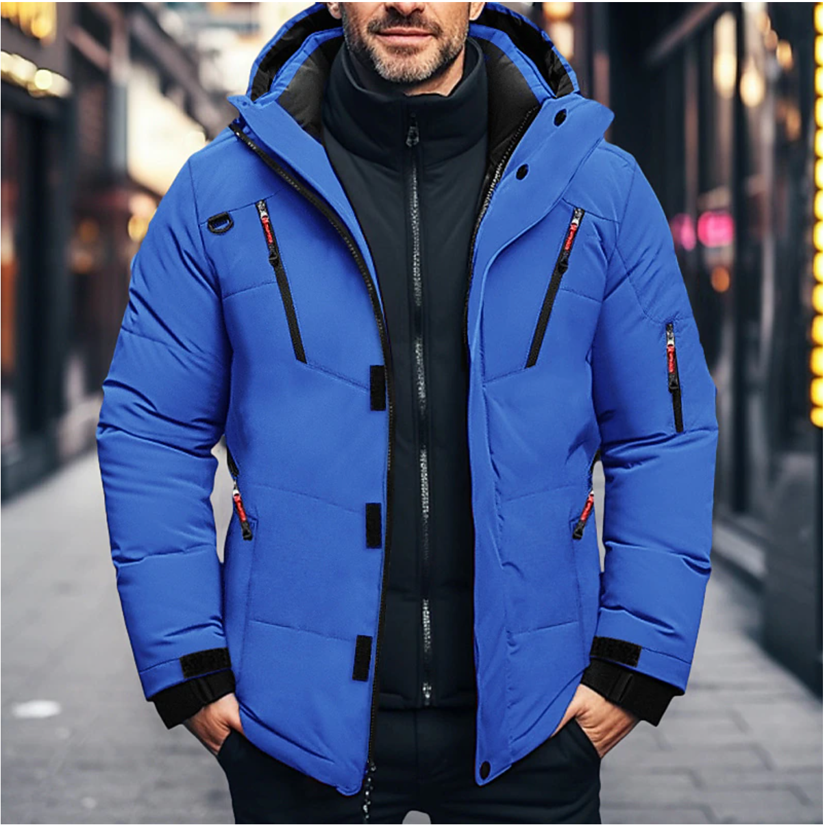 Warm Waterproof Snow Jacket for Men
