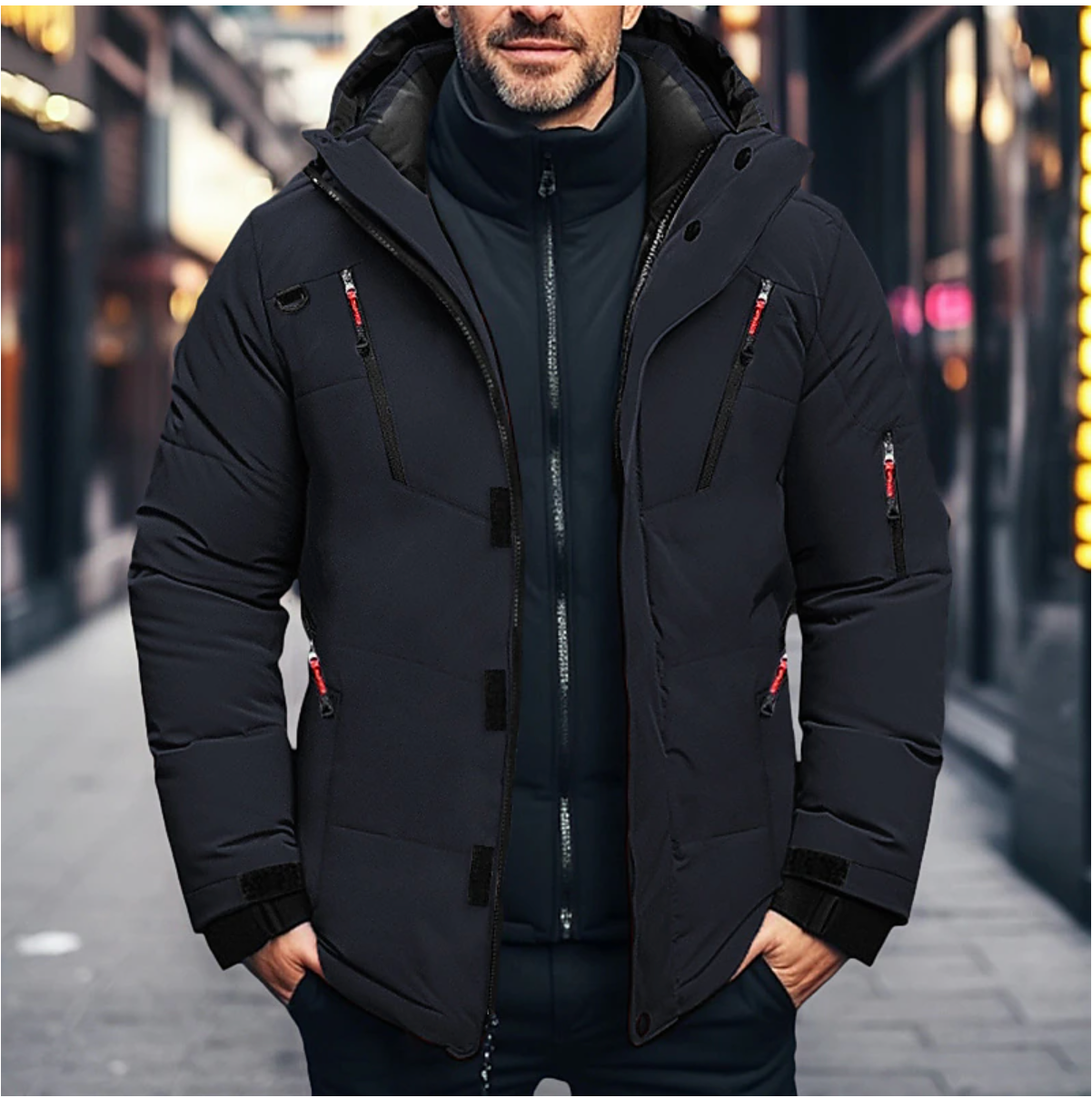 Warm Waterproof Snow Jacket for Men