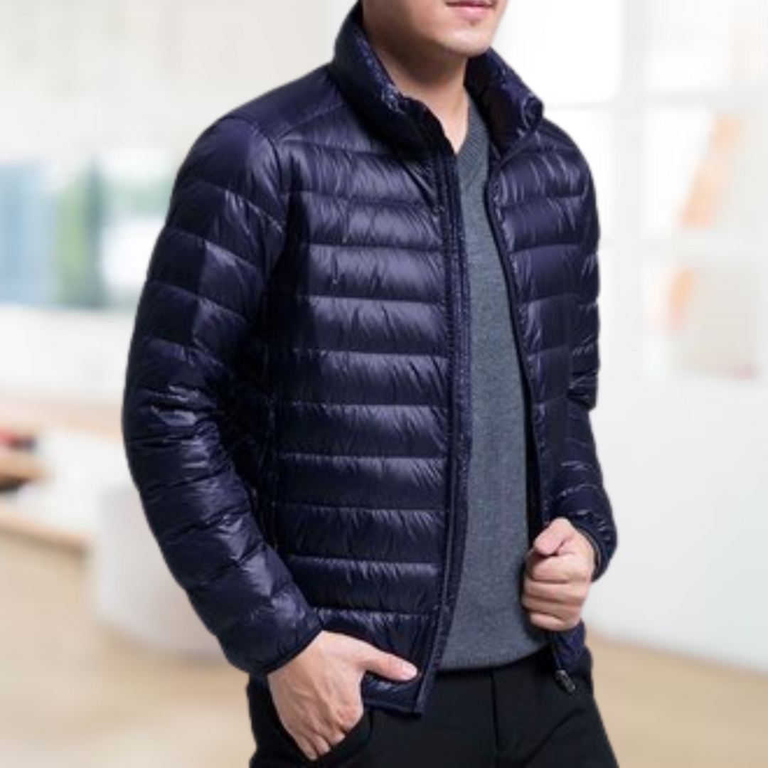 Warm Waterproof Men's Down Parka Jacket
