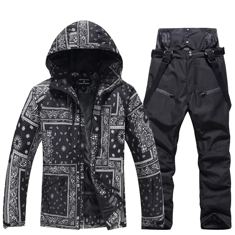 Thermal Waterproof Ski Jacket and Pant Set
