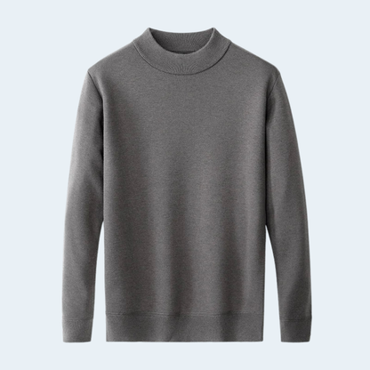 Luxury Mens Classic Crew Neck Wool Sweater