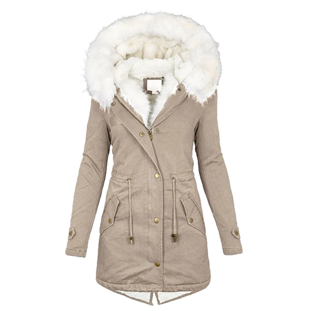 Warm Women's Down Winter Coat - OutfitLondon