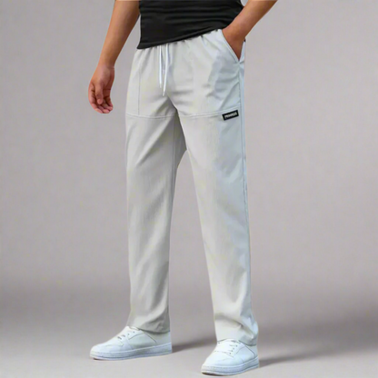 Men's Soft Elastic Jogger Pants with Relaxed Fit Design - OutfitLondon