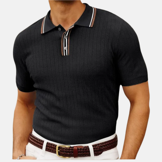 Men's Comfortable Breathable Cotton Polo Shirt - OutfitLondon