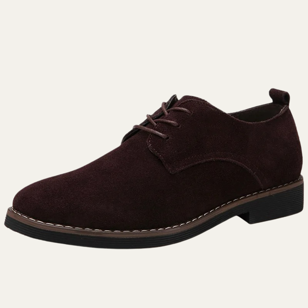 Luxury Suede Lace Up Oxford Shoes