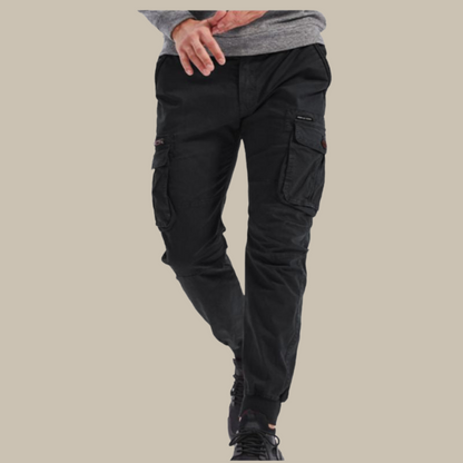Men's Cargo Pants - Relaxing Fit Stretch Work Trousers