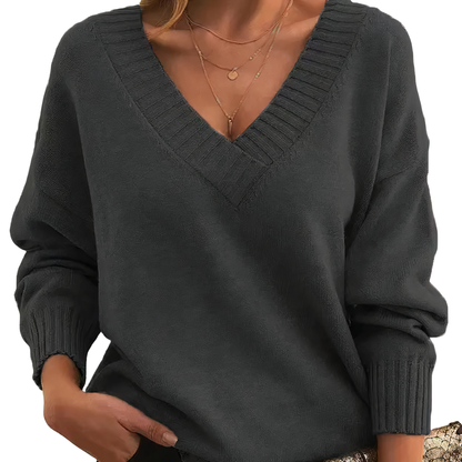 Luxurious Cashmere Crew Neck Sweater - OutfitLondon