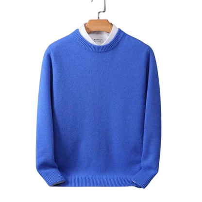Relaxed Fit Men's Cashmere Sweater - OutfitLondon