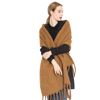 Luxurious Women's Cashmere Scarf | Cozy Winter Accessory - OutfitLondon