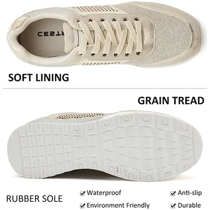 Trendy High Top Wedge Sneakers