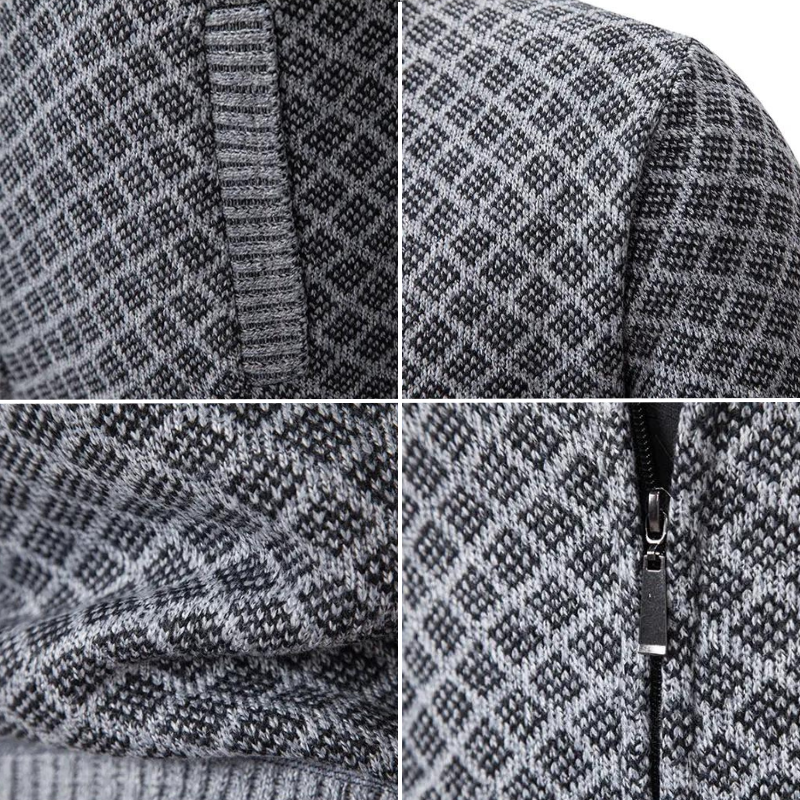 Classic Knitted Crew Neck Men's Sweater