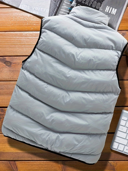 Lightweight Puffer Vest for Active Wear