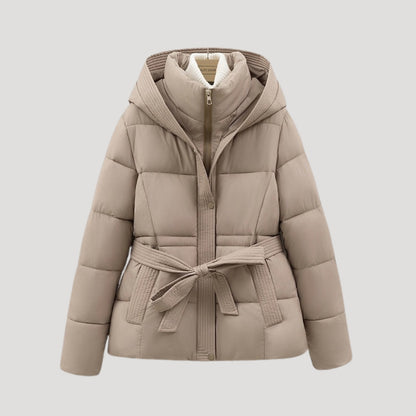 Women's Short Padded Down Filled Parka Jacket