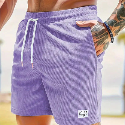 Men's Comfortable Stretch Corduroy Shorts