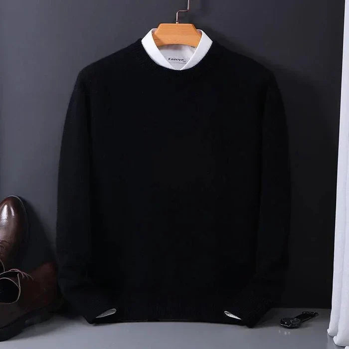 Soft Luxury Crew Neck Sweater - OutfitLondon